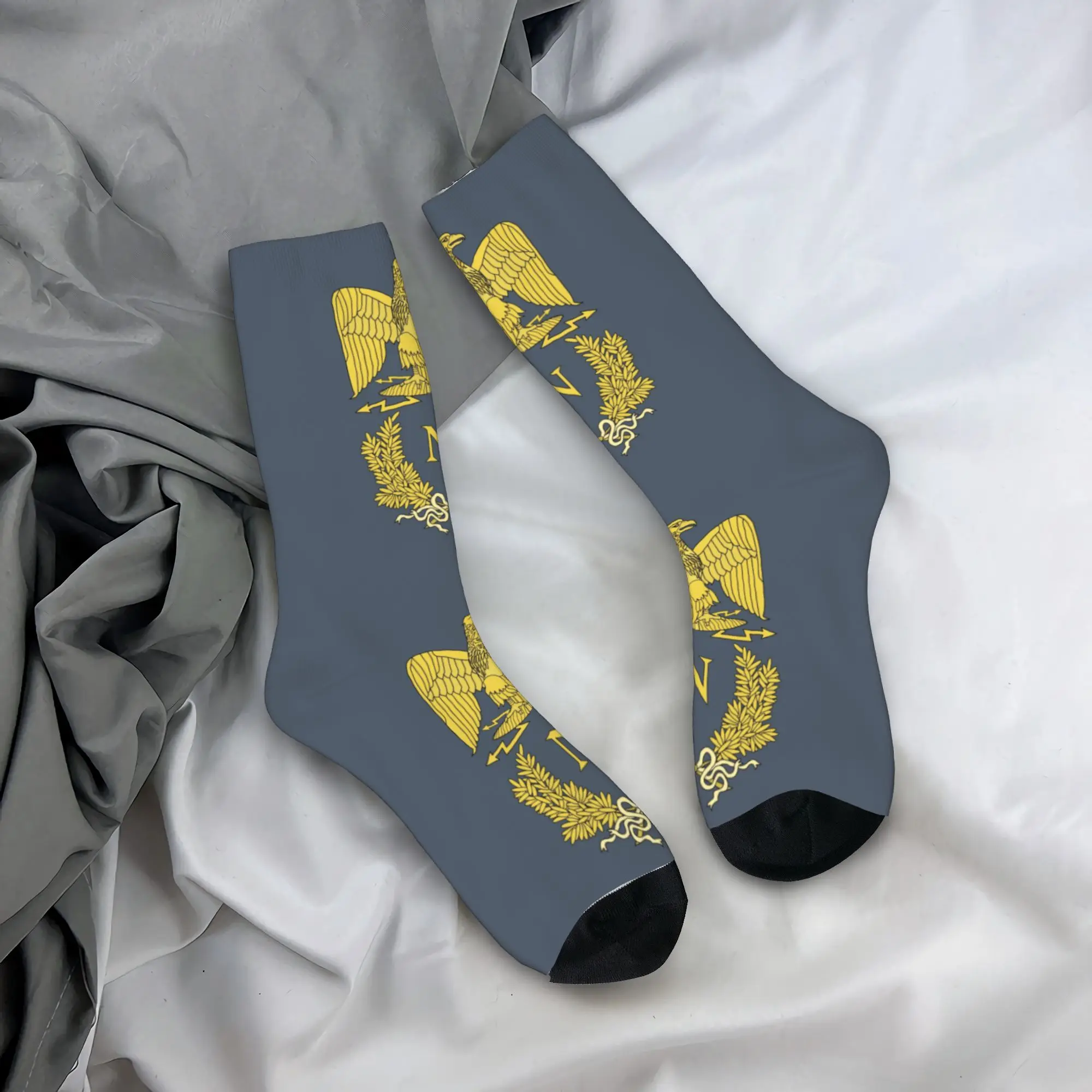 مخصص نابليون Bonaparte Emlem الرجال طاقم الجوارب للجنسين Kawaii فرنسا العلم الفرنسية الربيع الصيف الخريف الشتاء فستان الجوارب #3