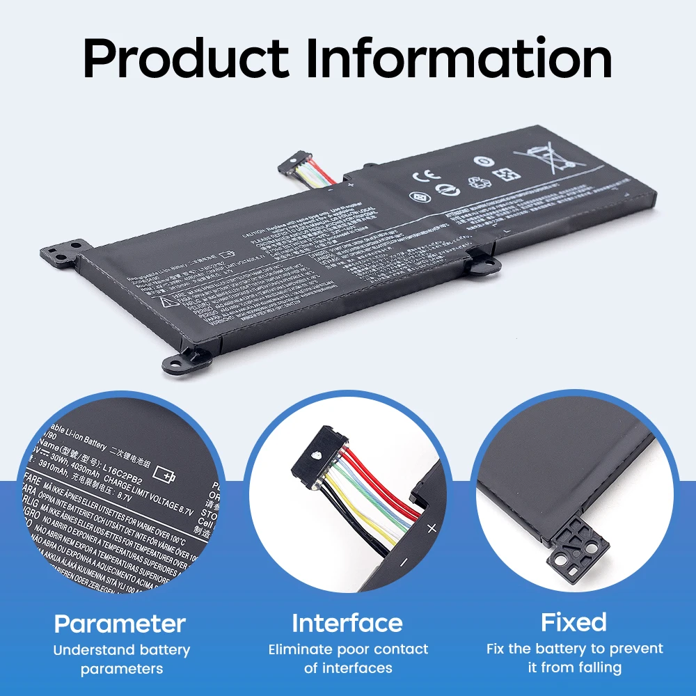 L16C2PB2 L16M2PB1 Laptop Battery for Lenovo IdeaPad 320 330 320-15IKBR 320-15IKB 320-15AST 330-15IKB 320-17IKB Notebook Bateria