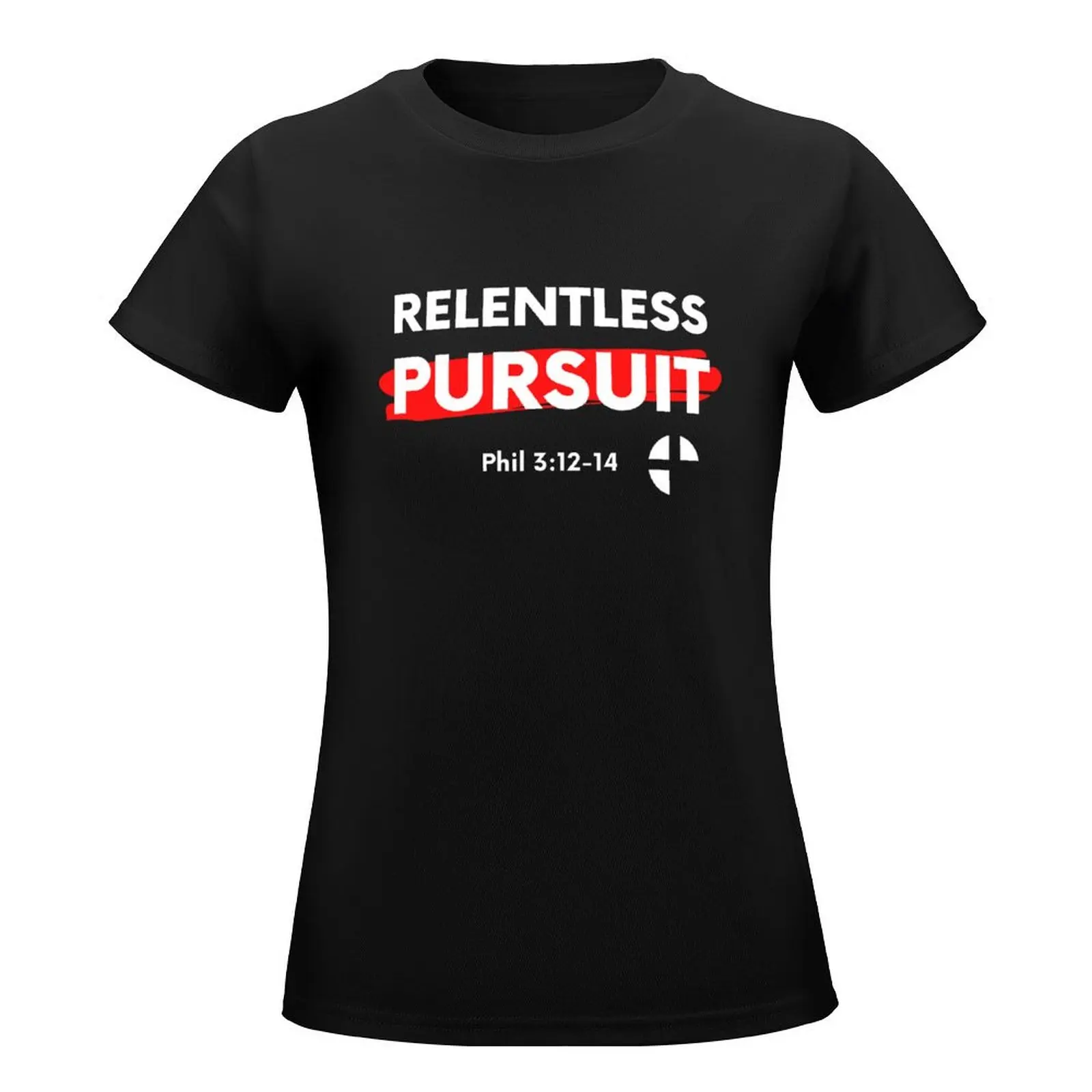 Relentless Pursuit T-Shirt kawaii clothes tops animal print shirt for girls female cotton t shirts Women