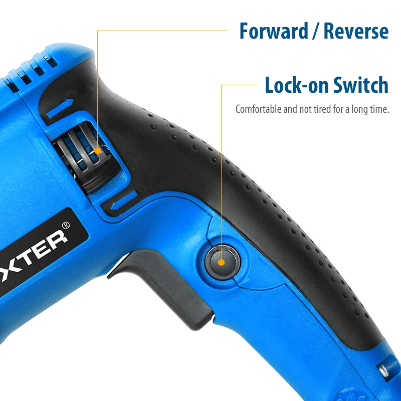 

LUXTER 800W Hammer Impact Drill Power Electric Rotary Hammer