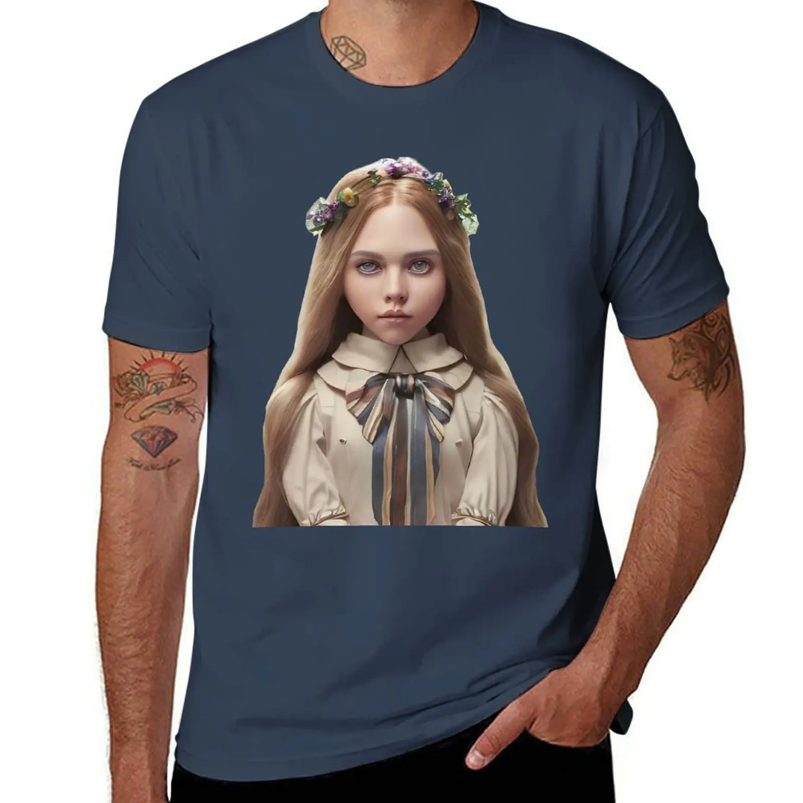 

Angel M3gan T-Shirt funny t shirts dark humor men t shirt cotton 100% T-Shirt