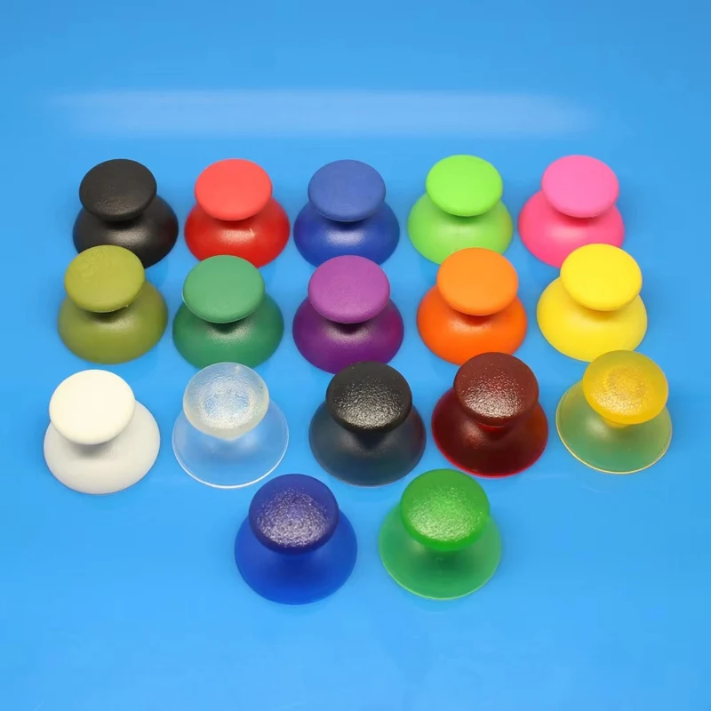 2PCS Colorful Analog Cap For PS3 Controller Thumb Grips Cap Black Analog Grips Controller Cover case For PS3 joystick - Detail 1