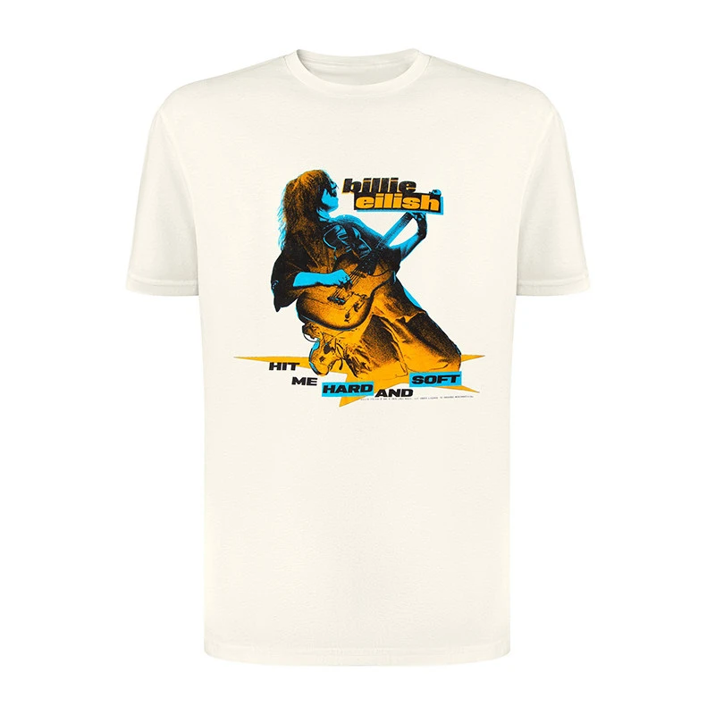 Top Billie Eilish - American Singer - Rock Style - American Casual Streetwear - Short-sleeved T-shirt for Both Men and Women