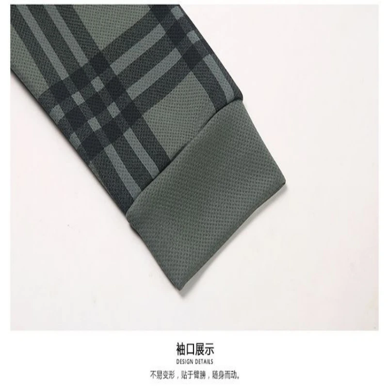 New men's high-quality long sleeved plus velvet polo shirt for autumn and winter fashion, casual, warm and versatile top