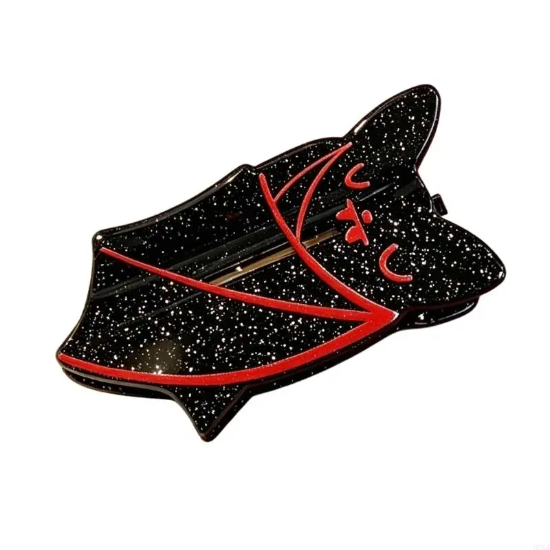 2026 New Bat-Shaped Hair Clip with Claw Teeth for Ponytails and Half-Up Looks
