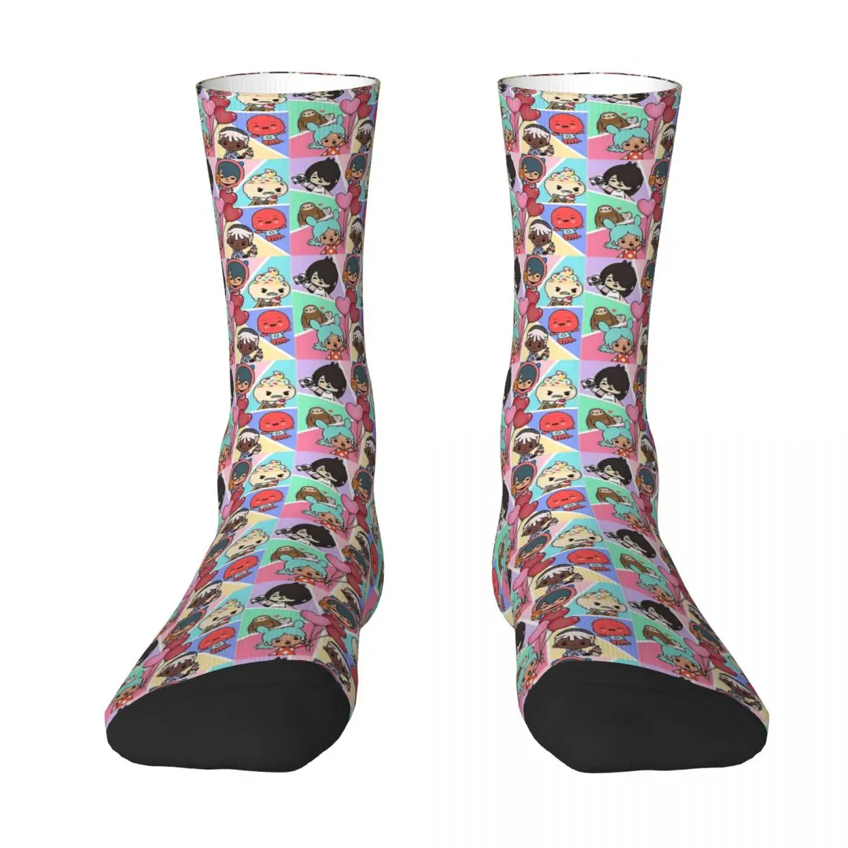 Toca Squad-calcetines con estampado artístico para adultos, calcetín Unisex, para hombre y mujer