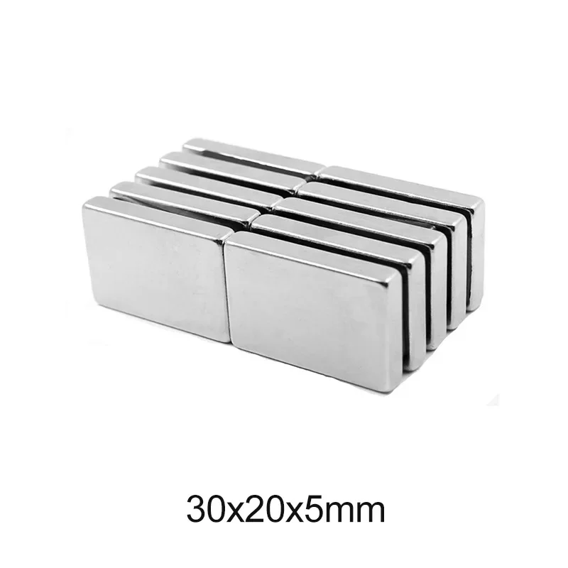 

30x20x5 Block Powerful Magnets 30mmX20mm Bulk Sheet Neodymium Magnet 30x20x5mm Permanent NdFeB Magnetic Magnet 30*20*5