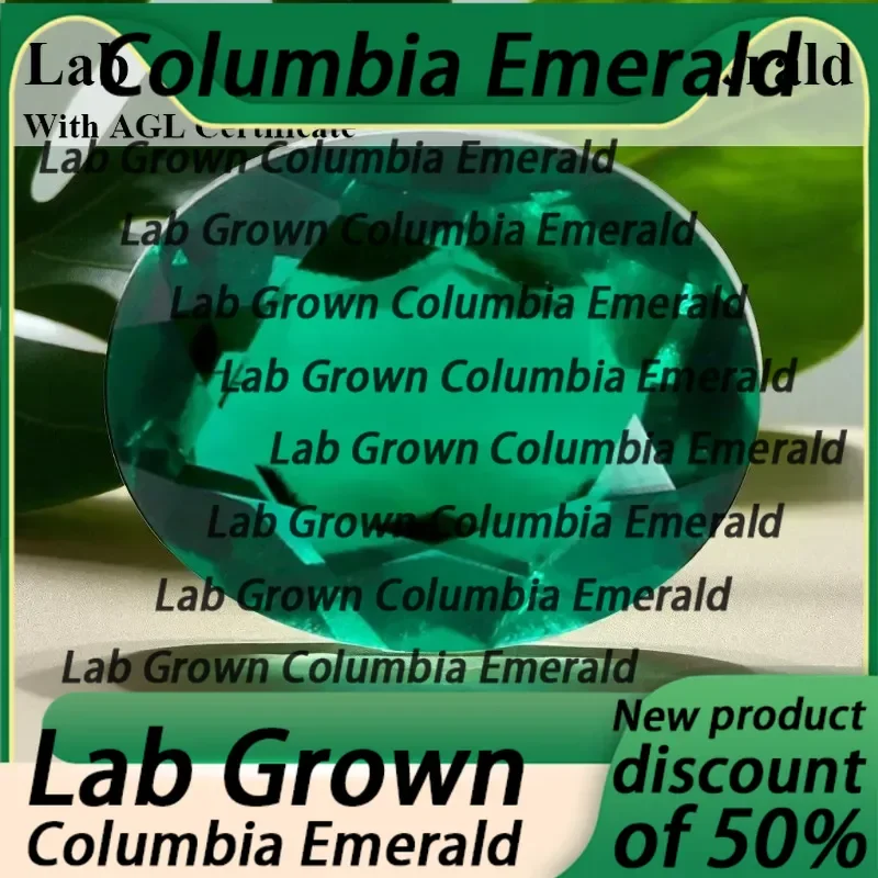 

Columbia Emeralds Lab Grown Oval Shape 3x4mm Gemstone for Diy Jewelry Pendant Bracelet Making Materials Selectable Certificate