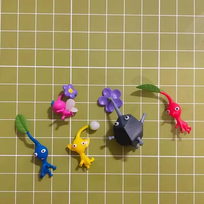 In Stock Original  Pikmin Terrarium Collection Blind Box Game Anime Mini Figures Candy Toys  Gifts For Fans Kids Toys Gift
