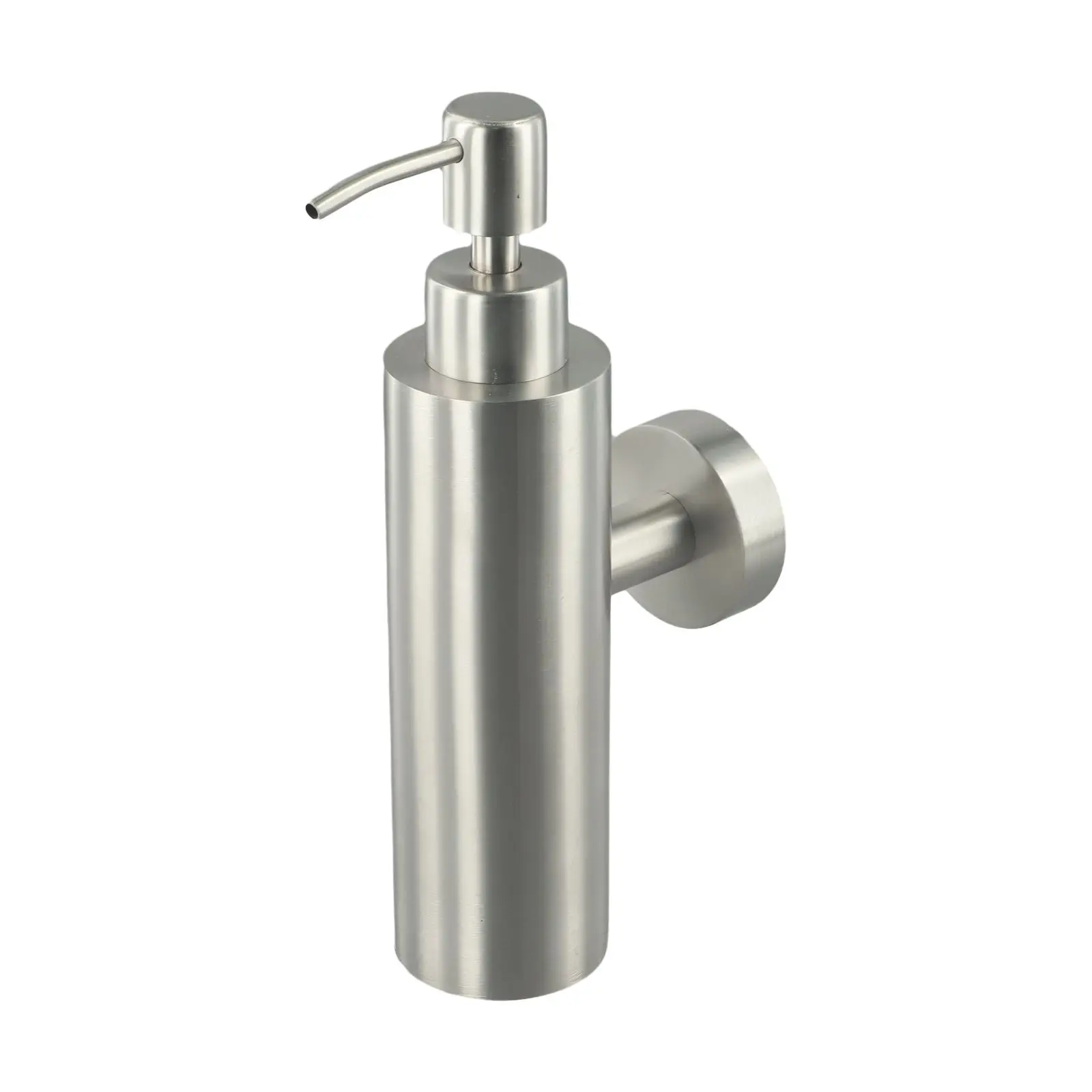 Bathroom Kitchen Shampoo Dispenser Bathroom Dispenser Black Unique Nozzle Design Stainless Steel Material For Hand