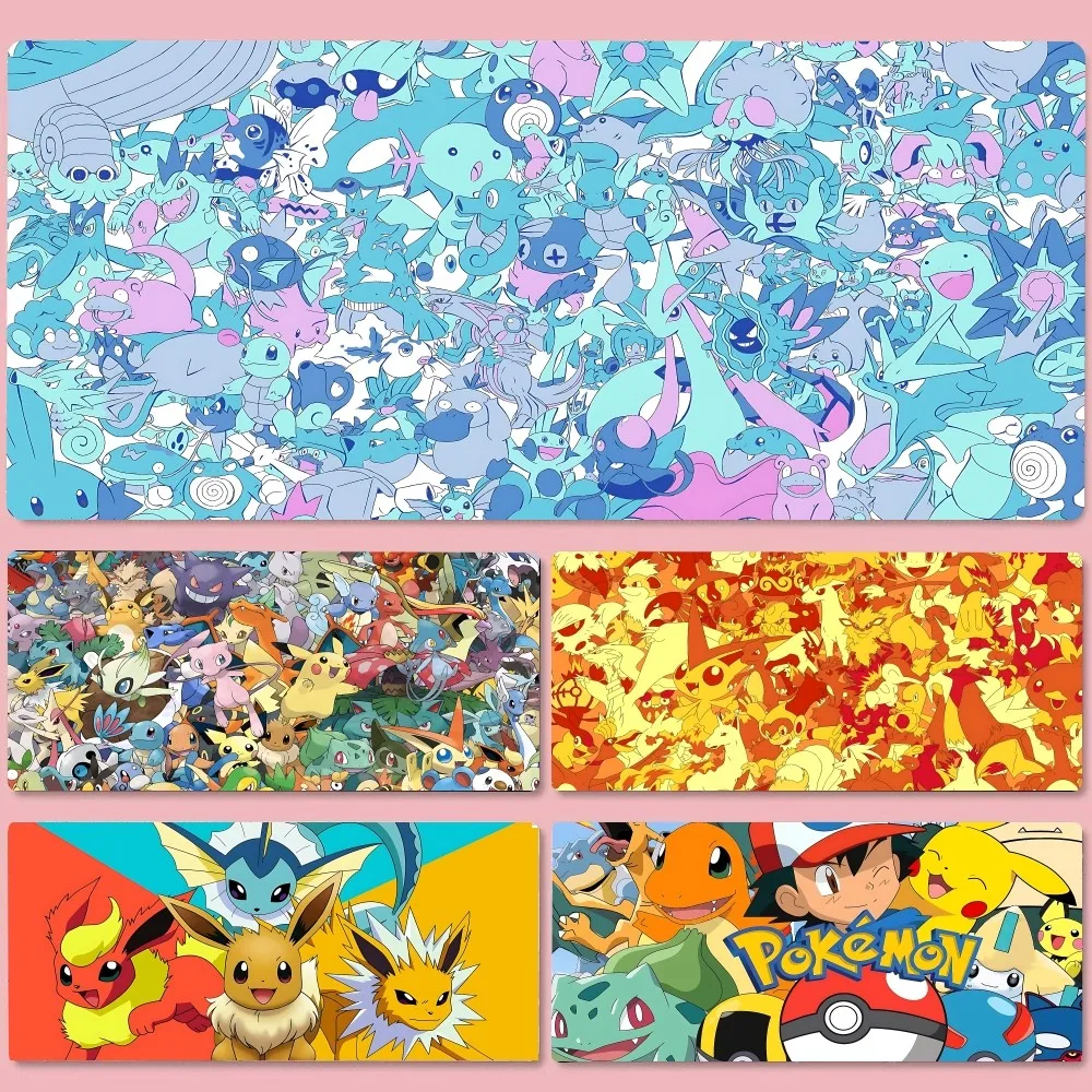 

Cartoon P-Pokemon-N Mousepad New Arrivals Large Gaming Mousepad L XL XXL Gamer Mouse Pad Size For Keyboards Mat