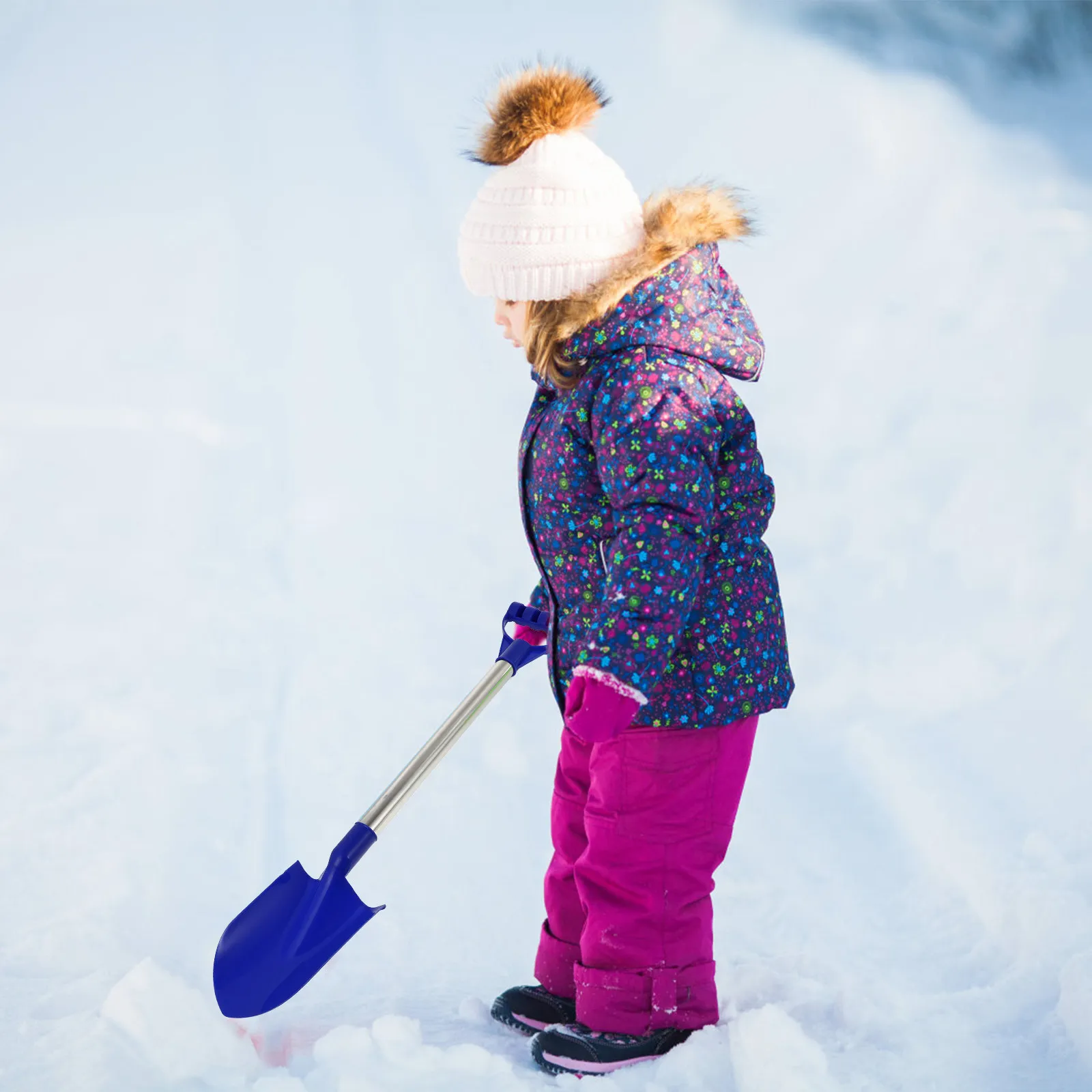 Conjunto de Ferramenta Multifuncional para Crianças, Pá de Neve para Remoção de Inverno, Ideal para Praia, Quintal e Jogos Escolares, Promove Coordenação