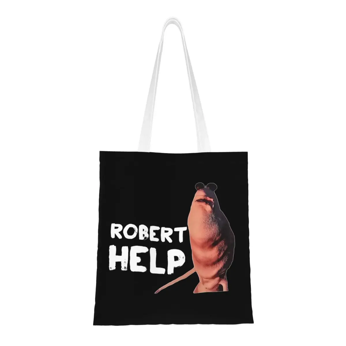 

Забавная холщовая большая сумка Marcus The Worm, многоразовая трендовая сумка уникального дизайна для женщин и мужчин