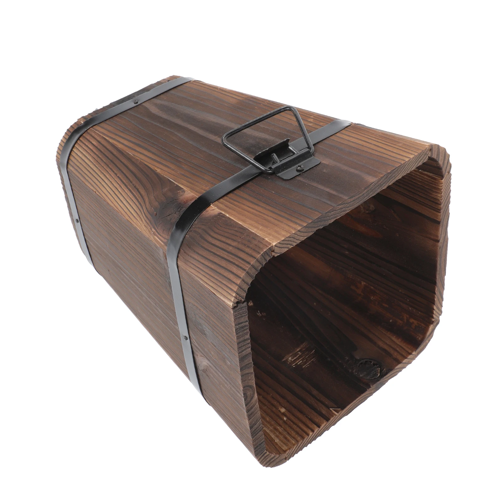 

Solid Wood Flower Pot 7003 Large Size Outdoor Planter Retro Bucket Balcony Decor Anti Corrosion Wooden Pail Garden Accessories