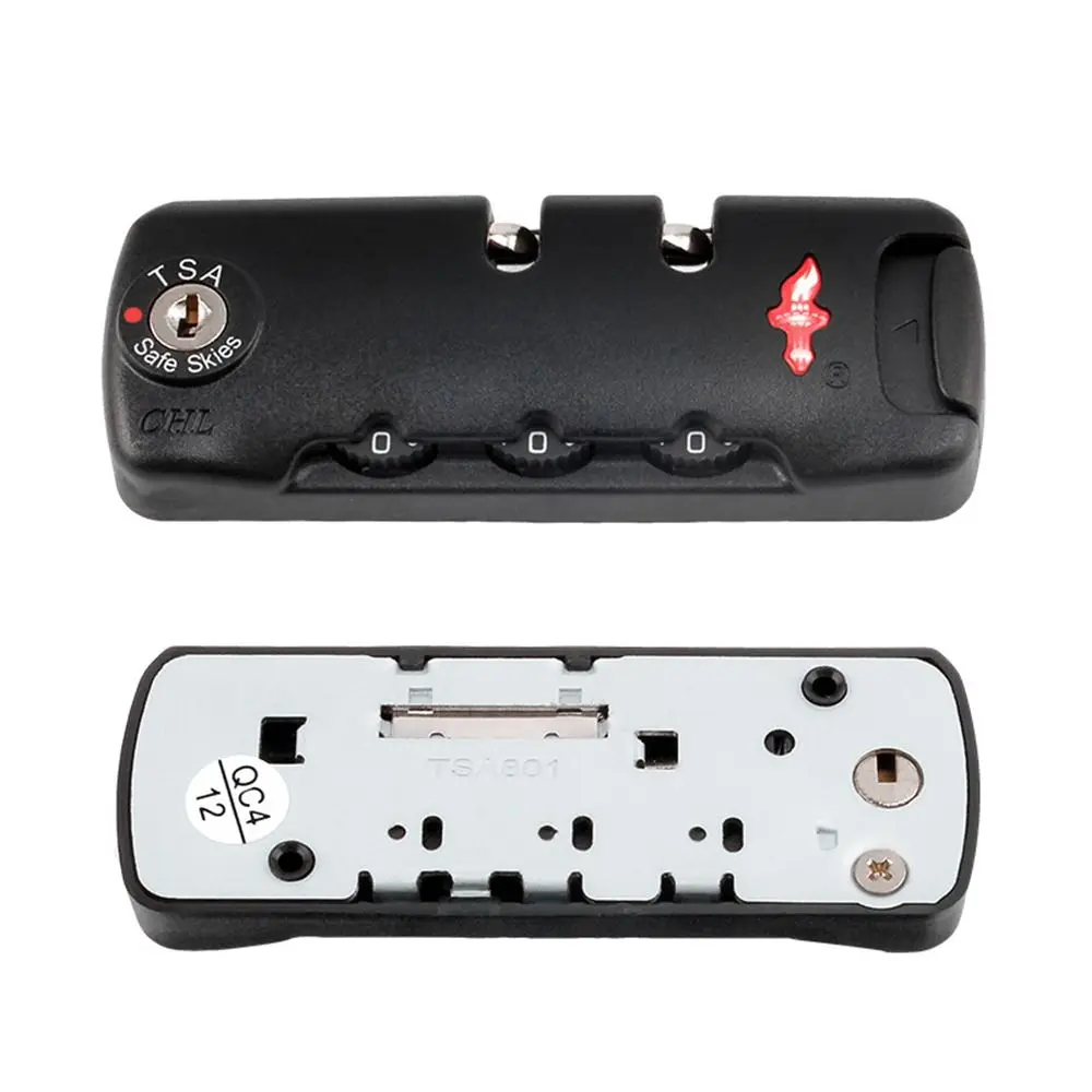 TSA 3 Digit Password Lock Security Lock Suitcase Luggage Coded Lock Cupboard Cabinet Locker Padlock Travel Bag Lock