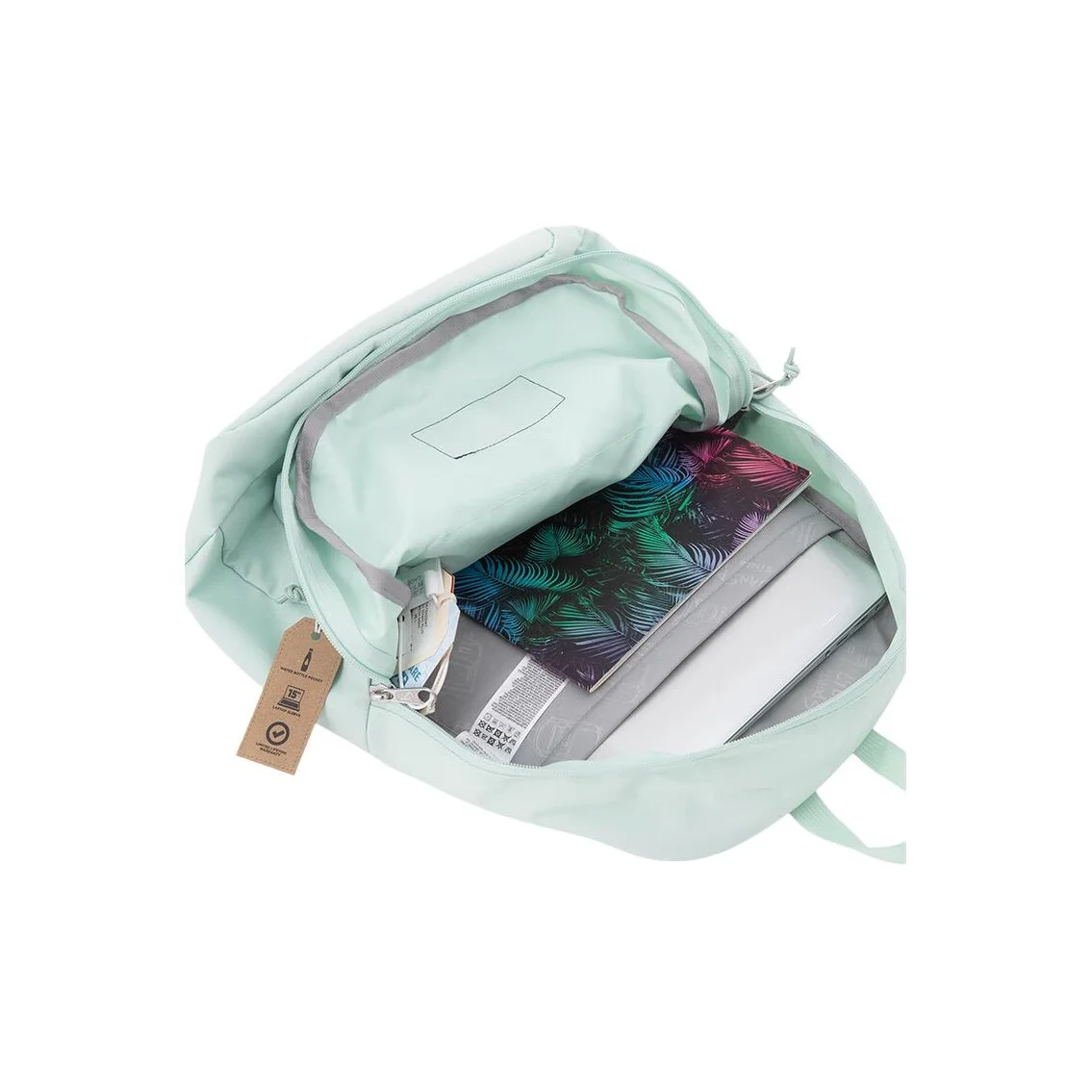 JanSport Fabric Backpack Regular Unisex Cyan Ripples JS0A7ZNZEW7