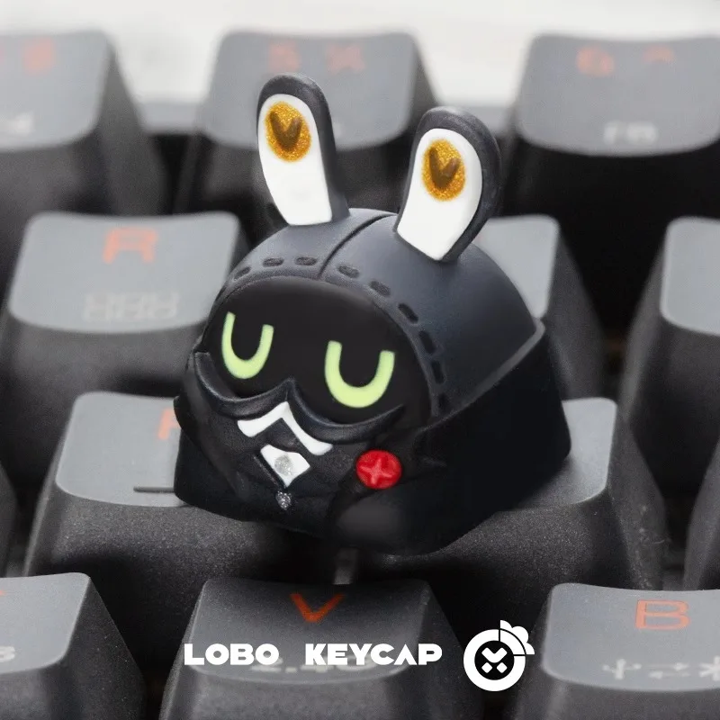 Zenless Zone Zero Bangboo Cute Cartoon Artisan Keycaps Custom Key Caps Original Gaming Keycaps for Mechacutenical Keyboard Gift