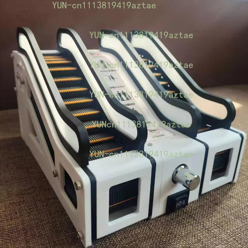 Portable Wireless Escalator Model with Adjustable Speed & Forward/Reverse – 3D Printed DIY Educational Toy
