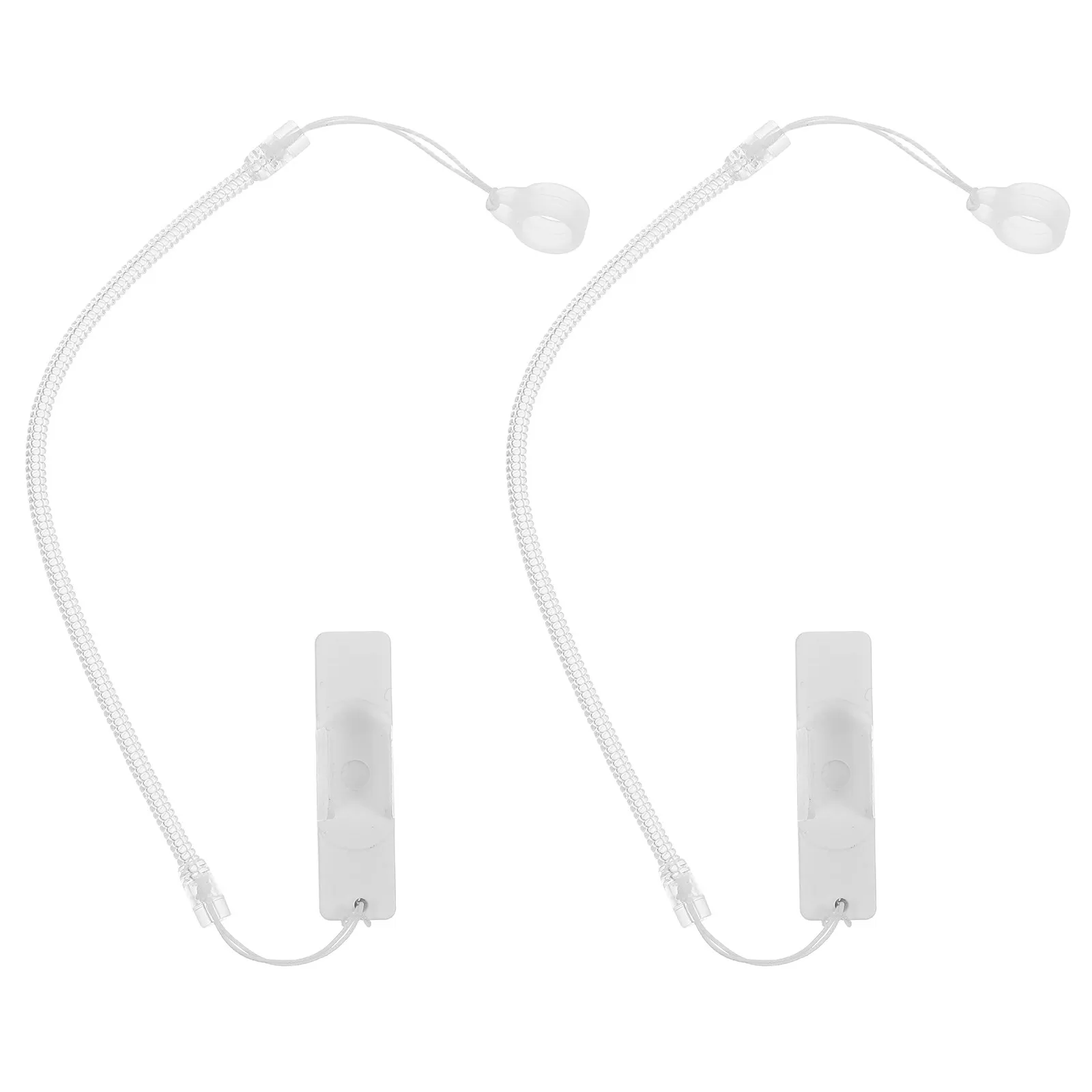 

2Pcs Signature Stylus Pen Holder Retractable Anti-Lost Spring Rope with Clip for Tablet Touchscreen Office Use