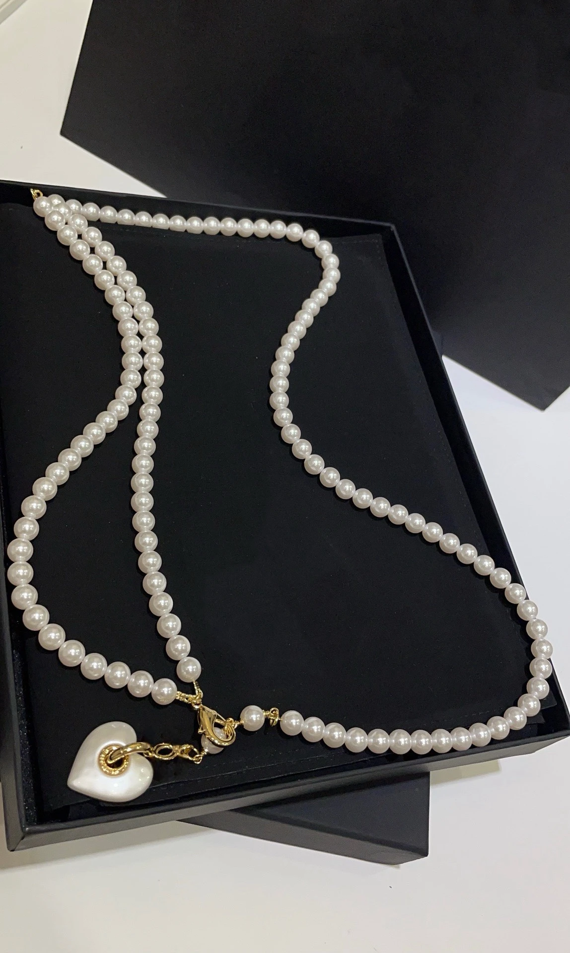 New Fashion Ring Love Pearl Water Diamond Pendant Waist Chain Dress Decoration