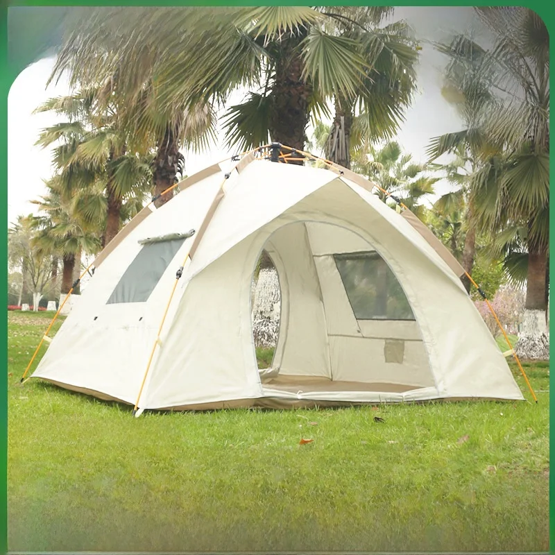 

Thickened Portable Automatic Tent Outdoor Camping Beach Park Rainproof Quick Open Camping Gear Full Set for 2-6 People All Se...