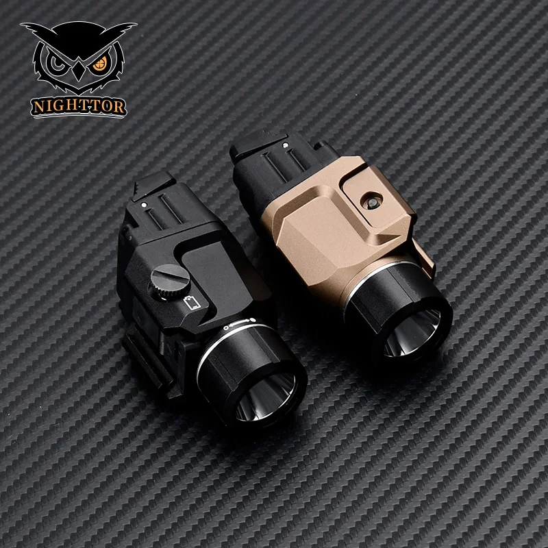 

Tactical High Power Airsoft Flashlight Strobe Light T7 White LED Strobe Light Fit 20mm Rail Outdoor Hunting Accessory