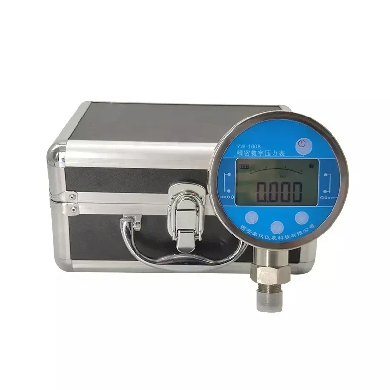 5 Digits LCD Showing 100mmdial Pressure Gauge Fuel Liquid Gas Vacuum Digital