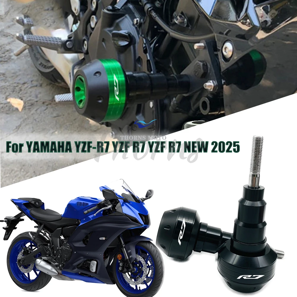 

Motorcycle CNC Falling Protection Frame Slider Fairing Guard Anti Crash Pad Protector For YAMAHA YZF-R7 YZF R7 YZF R7 NEW 2025