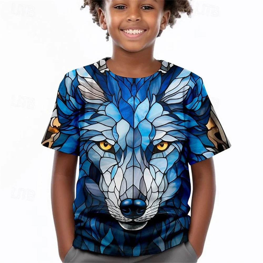 Desenhos animados impressos em 3D infantis, camisetas casuais, presente de aniversário, roupas de bebê, meninos, meninas, crianças, engraçado, verão, 2024