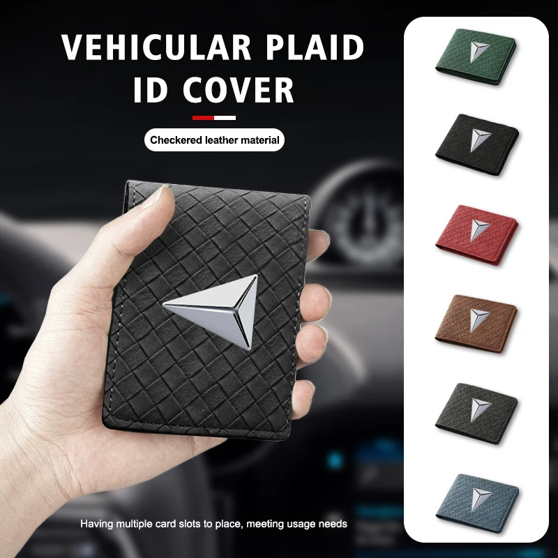 Car Driver License Bag Credit Card Business Card Holder Wallet For Deepal S7 SL03 2021 2022 2023