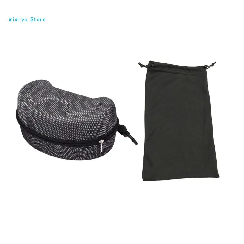 

pipi Skiing Eyewear Case Snowboard Goggles Drawstring Bag Skiing Glasses Case Eyewear Case Ski Goggles Carry Box with Zippers