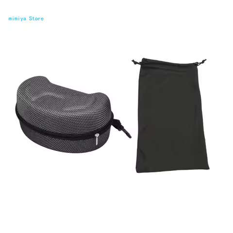 pipi Skiing Eyewear Case Snowboard Goggles Drawstring Bag Skiing Glasses Case Eyewear Case Ski Goggles Carry Box with Zippers