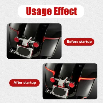 適用於印地安挑戰者摩托車的LED鞍袋煞車流水方向燈裝飾燈 6 最佳銷售 印度挑戰者 - №4