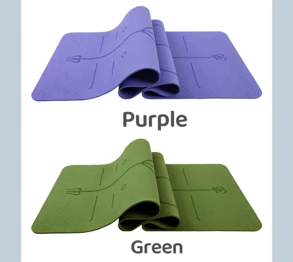 

0.8mm Non Slip Foldable Exercise Yoga Mat Wholesale Custom Logo Yoga Mats 10mm Thickness Yoga Mat 183cm