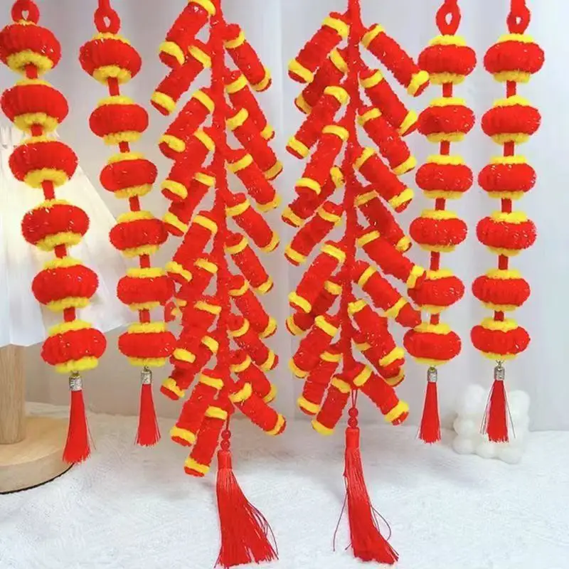 Spring DIY Twisted Stick Lantern Ornament Bamboo Material Kit Handmade Friend Gift Creative Short Sleeve Women's T-shirt