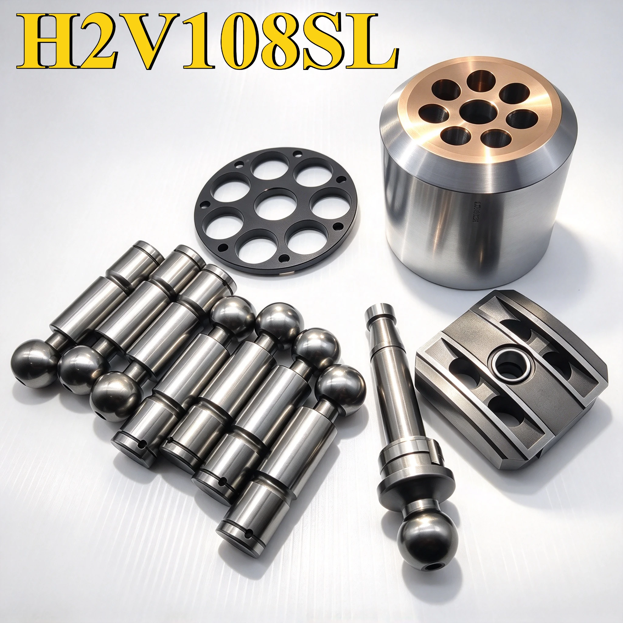 H2V Hydraulic Motor Repair Kit Axial Piston Motor Rotor Set Kit for H2V108SL