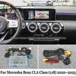 For Mercedes Benz CLA Class C118 X118 2020 2021 2022 2023 Original Screen HD Rearview Back Up Reversing Camera & Interface Kit