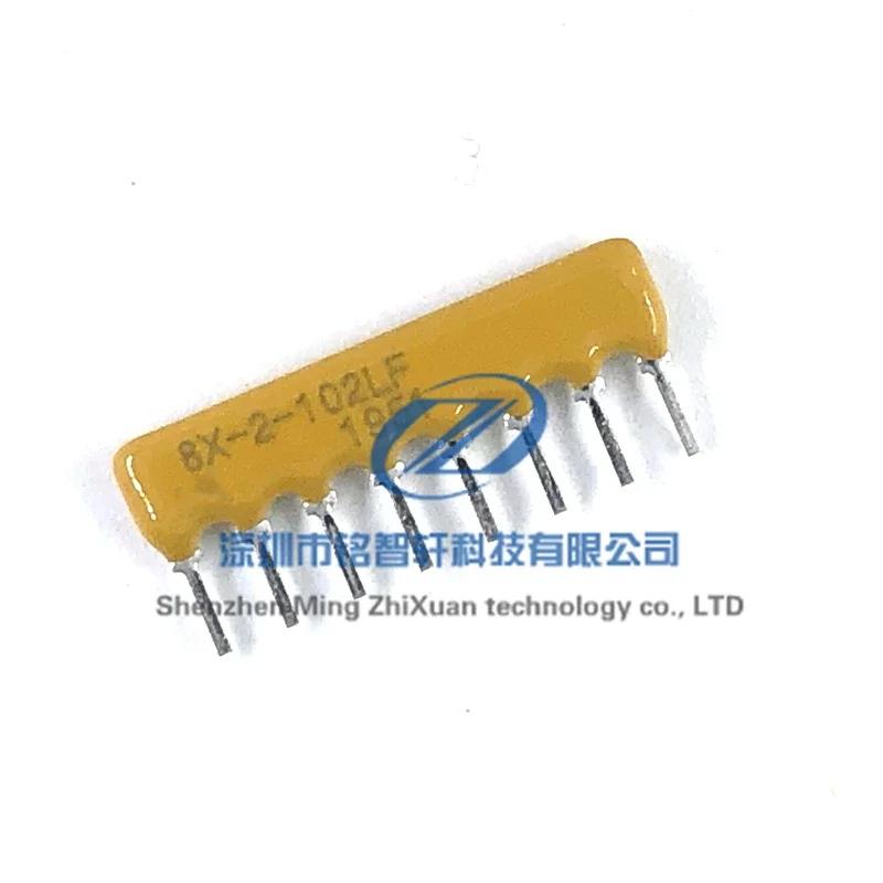 5PCS Brand New Original 4608X-102-102LF Silk screen printing marking 8X-2-102LF SIP8 1KOhms 1K Resistor Networks & Arrays