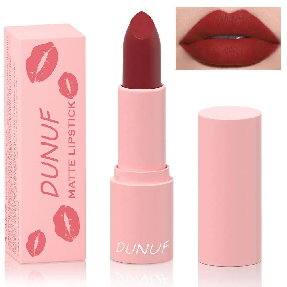 Rossetto opaco a 12 colori progettato appositamente per le donne con vari toni della pelle finitura opaca lucidalabbra a lunga durata cosmetici F2L9