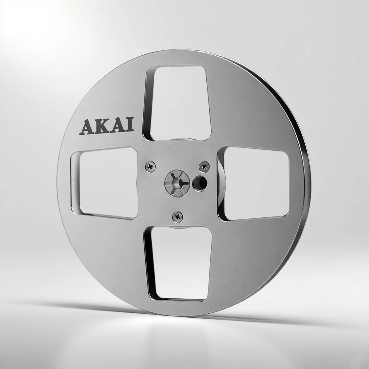 Nuevo carretes de cinta vacíos AKAI de aluminio estándar de 7 "X 1/4" para grabadoras de cinta de carrete a carrete, carretes de recogida para AKAI