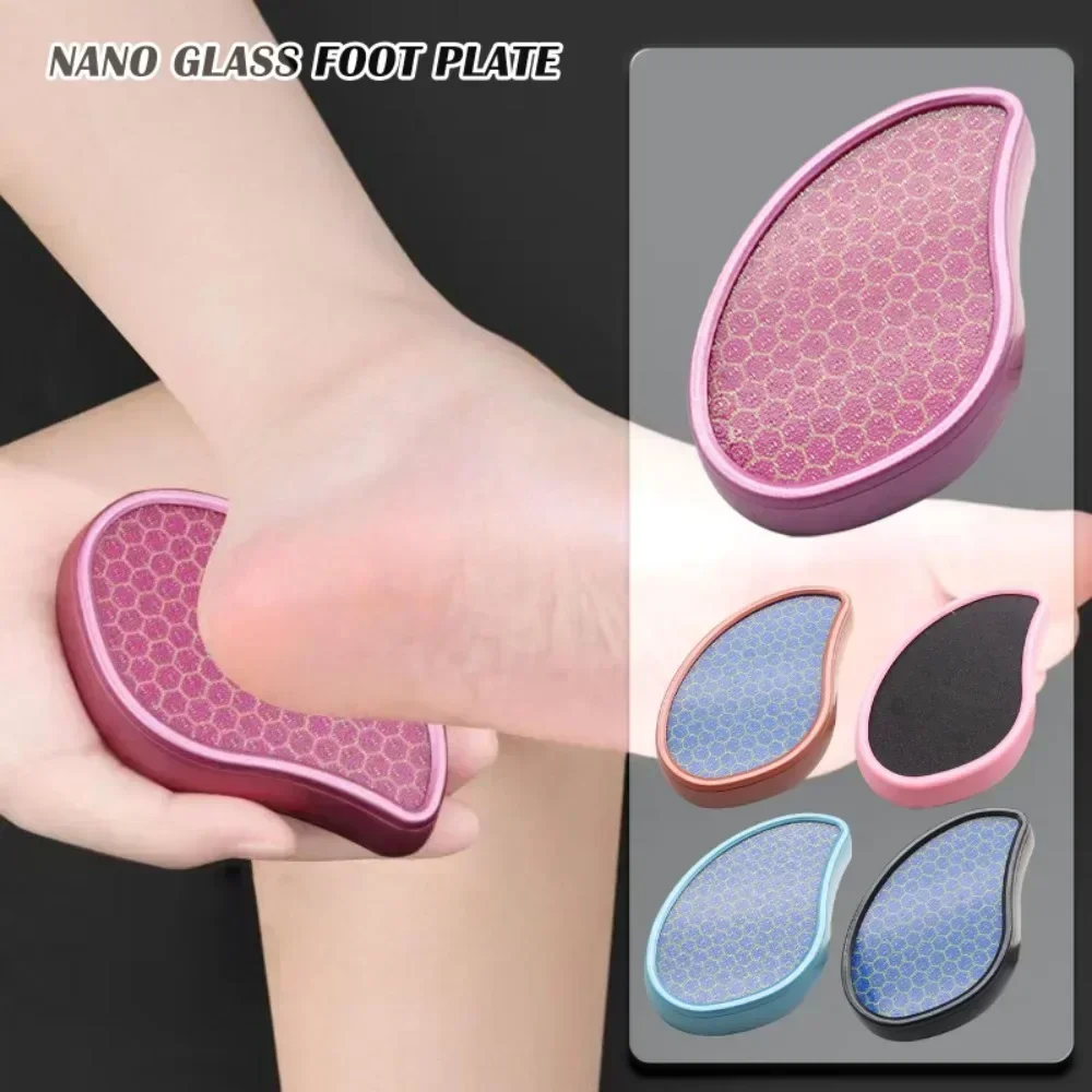 Nano Glass Foot Grinder Trimming Feet Board File Grinding Stone Nail Polishing Strip Remove Heel Dead Skin Calluses Scrubber