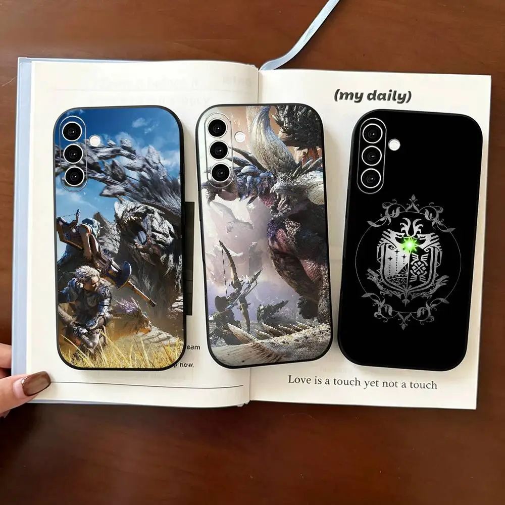 Game M-Monster Hunter Wilds  Phone Case For Samsung Galaxy A73,A72,A71,A70,A53,A52,A51,Others Soft Black Cover