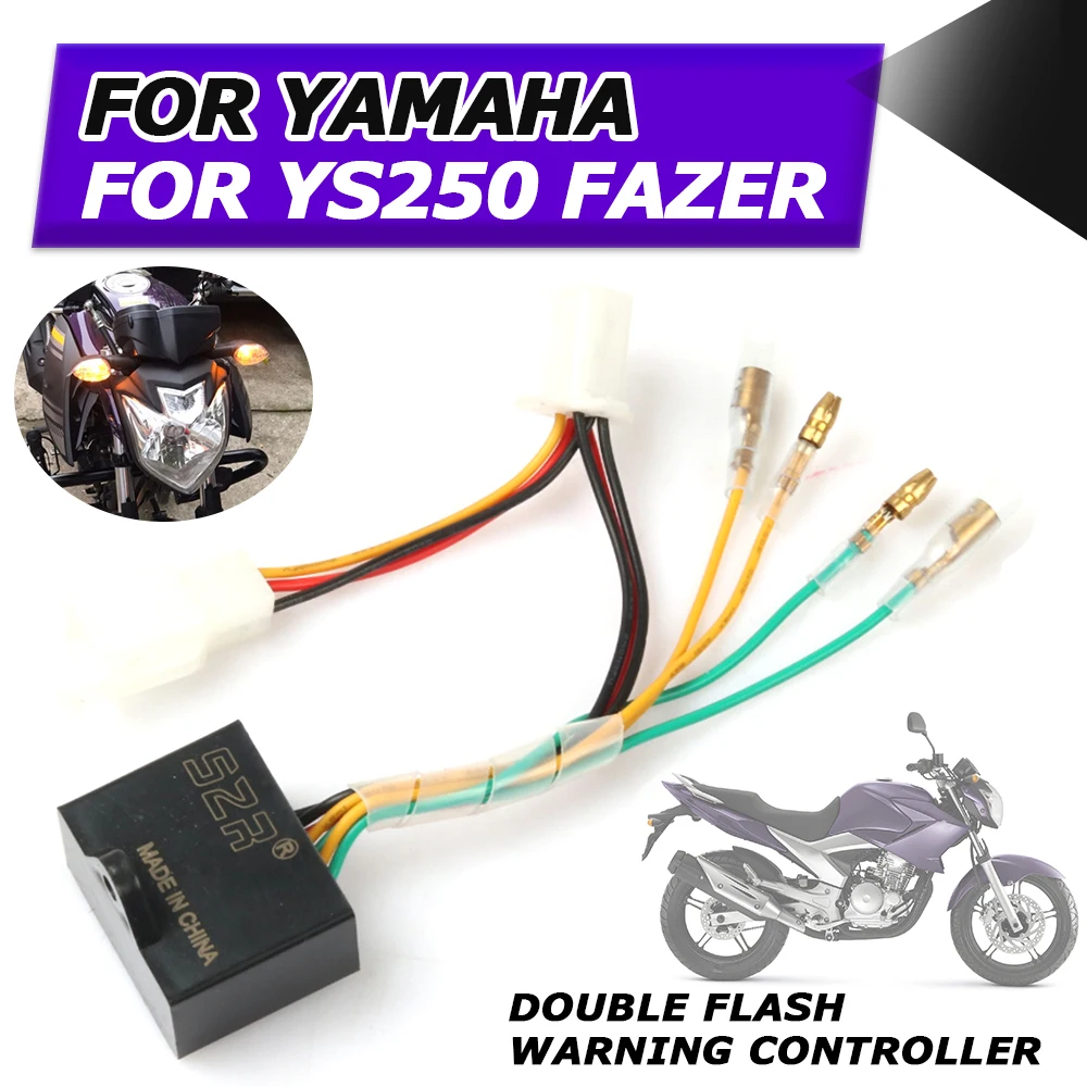 For YAMAHA YS250 Fazer YS 250 YS 250YS Motorcycle Accessories Double Flash Warning Controller Turn Signal Flasher Light Switch