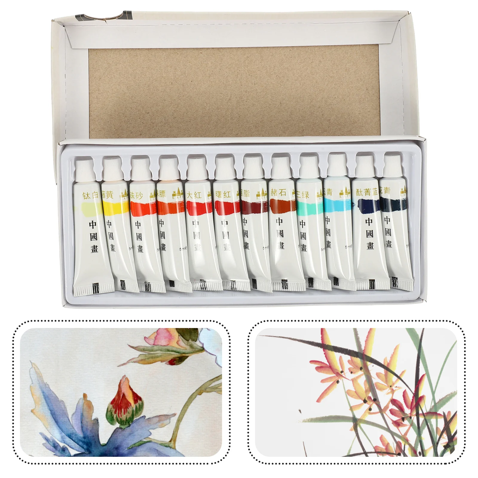 

1 set 1 Set Colorful Pigment For Traditional Chinese Painting Multi-Color Landscape Art Supply Painting Pigment Set Practical