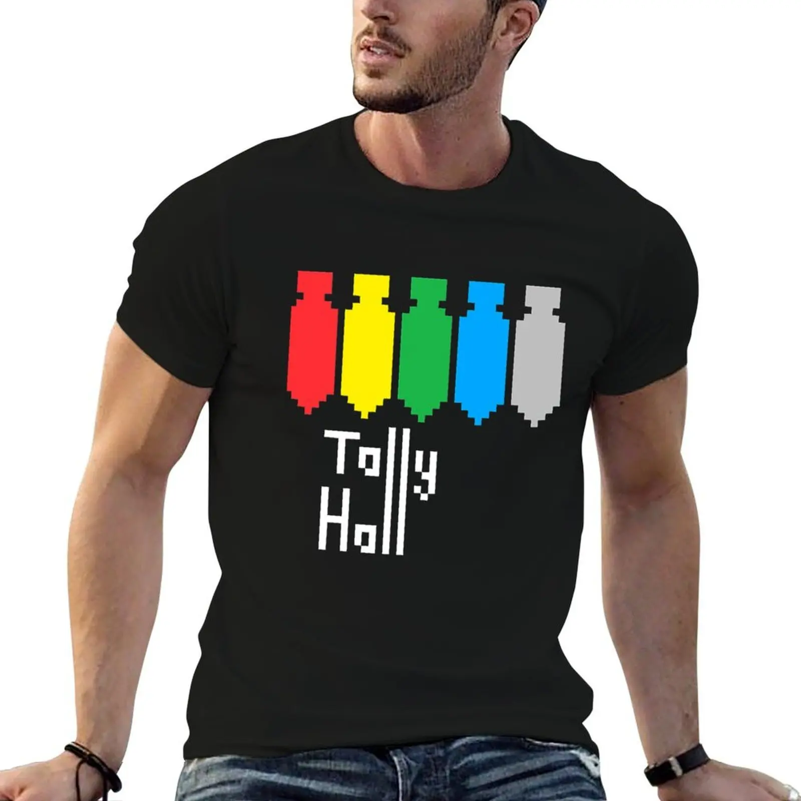 T-shirt à manches courtes Tally Hall Band Miracle Musical, haut de travail utilitaire