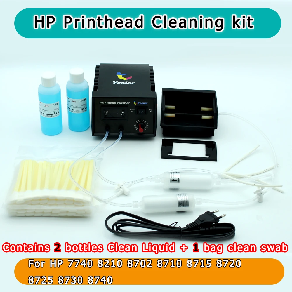 

HP 95U PrintHead washer kit with cleaning Cotton swab cleaning Liquid For HP 7740 8210 8702 8710 8715 8720 8725 8730 8740