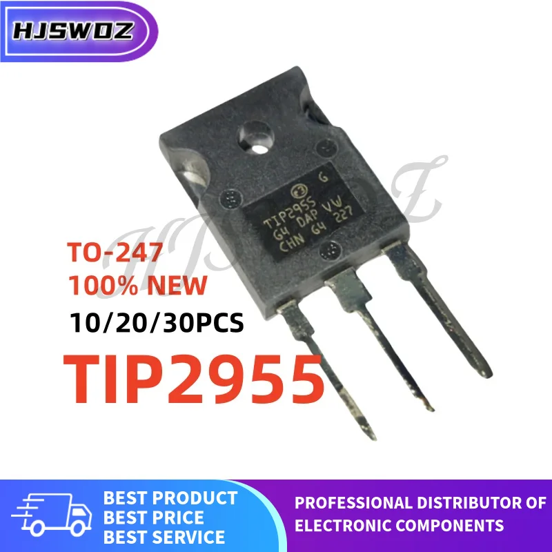 10-30PCS TIP2955 TIP 2955 TO-247 Darlington transistor Electronic Components Brand New In Stock