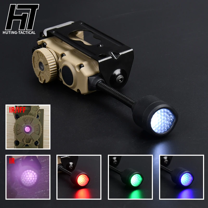 

Tactical Sidewinder Fast Helmet Red Green Blue IR White Light Multifunctional Lamp Strobe IFF For Outdooring Hunting Accessories