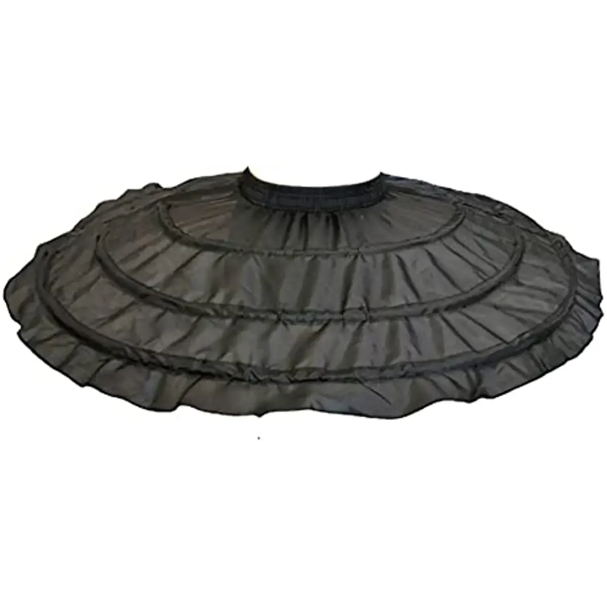 Linghe 3 Hoops Anágua De Casamento para Vestido Curto Ballet Saia Meninas Crinolina Cintura Elástica Underskirt Jupon Court Tutu