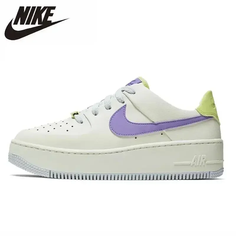 Nike Air Force 1 Original Authentic Men's Running Shoes Outdoor Sports Shoes Trend Breathable Unisex Women Comfortable